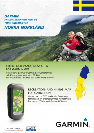 Friluftskartan Pro ver.3 Norra Norrland